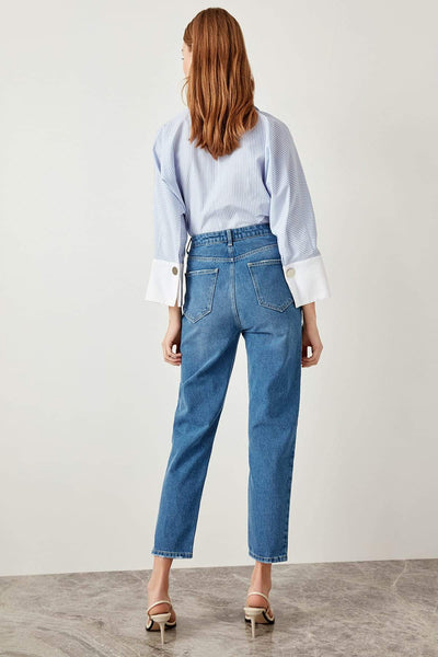 Savannah - High Waist Denim Jeans