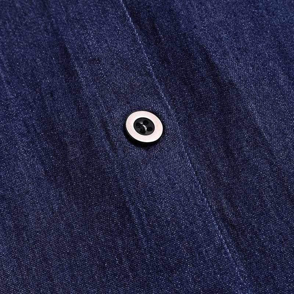 Coretta - Loose Fit Button Up Denim Dress