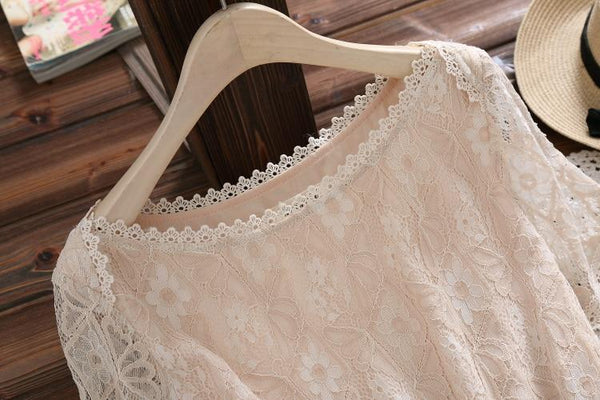 Adelaide - Lace Overlay A-Line Dress