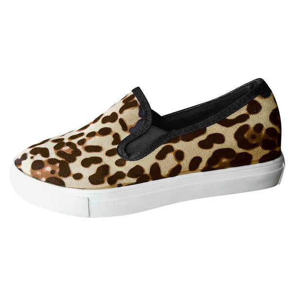 Libby - Leopard Print Loafers