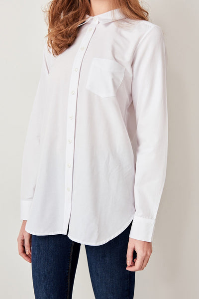 Brooklyn - Classic Collared White Shirt