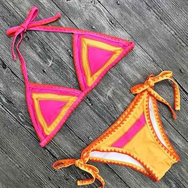 Rosalie - Triangle Halter Bikini