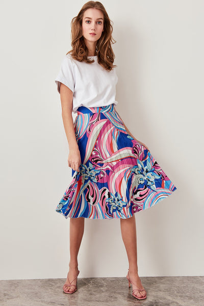 Sofia - Pleated High Waist Skirt
